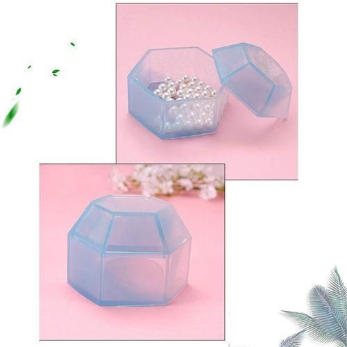 2 Pcs Silicone Molds Hexagon/Pentagonal Storage