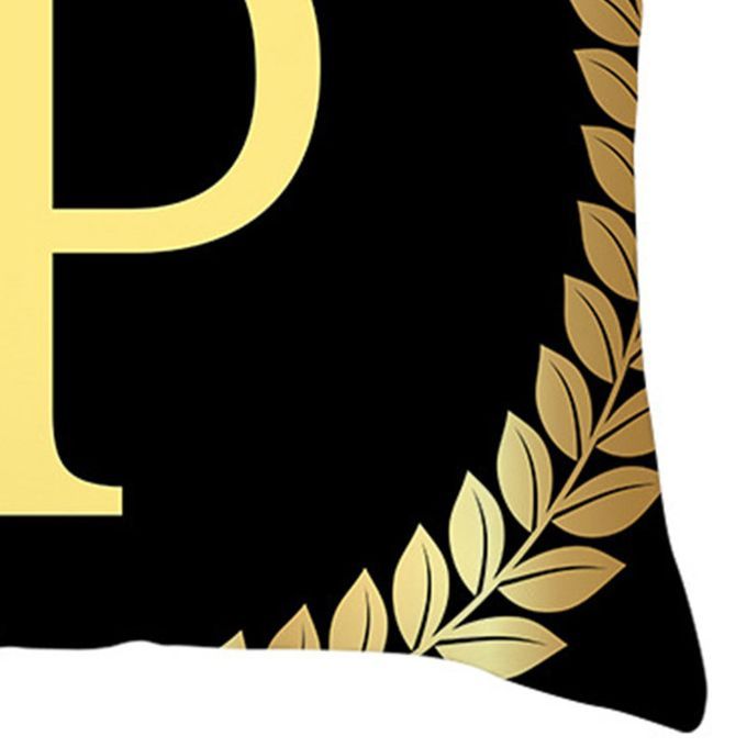 Pillow Cases Decorative Skin-friendly Washable Black Gold-
