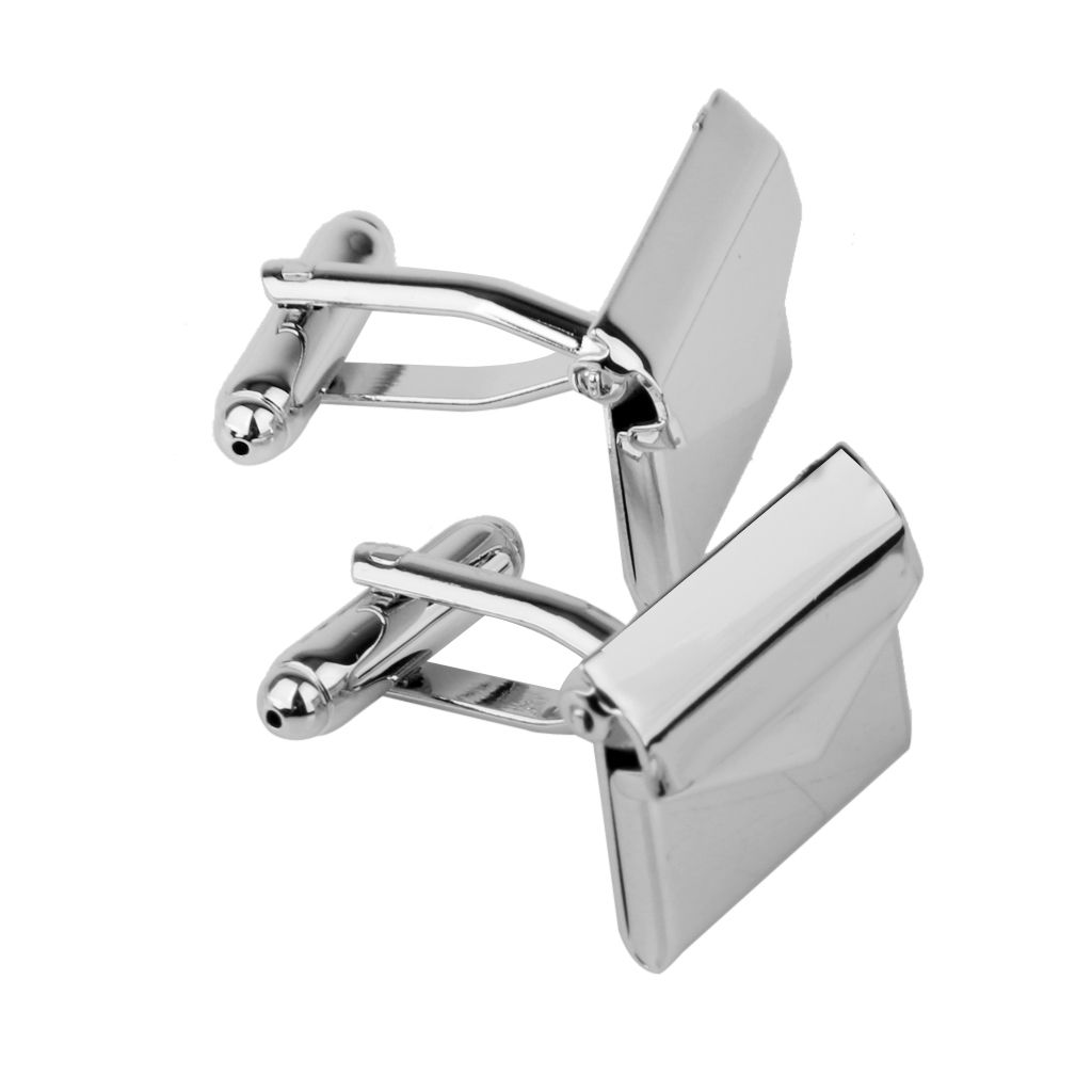 Mens Shirt Cufflinks Business Suit Envelope Shape  Wedding