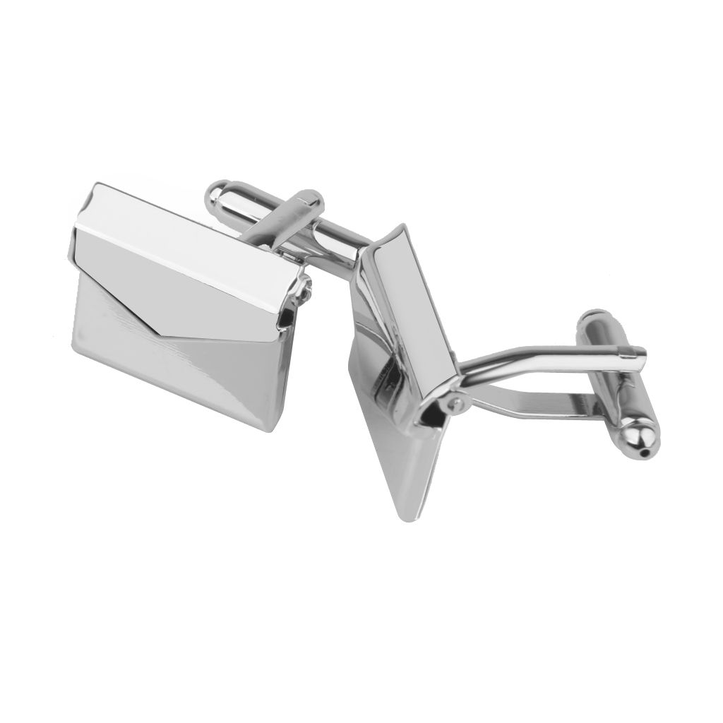 Mens Shirt Cufflinks Business Suit Envelope Shape  Wedding