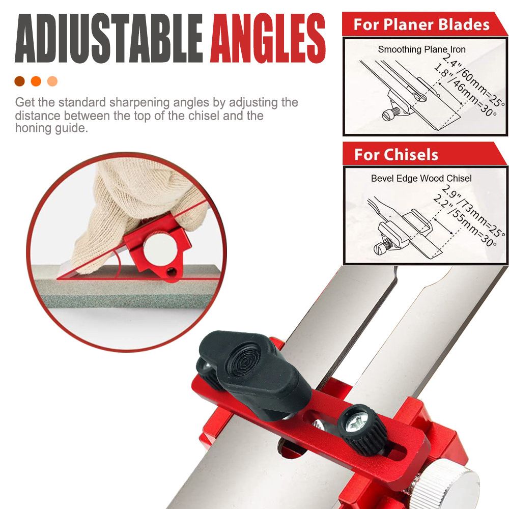Angle Adjustable Sharpener Woodworking Perforator