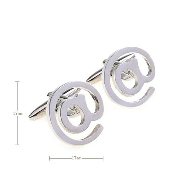 Mens Novelty @ At Internet Email Symbol Cufflinks Cuff Links