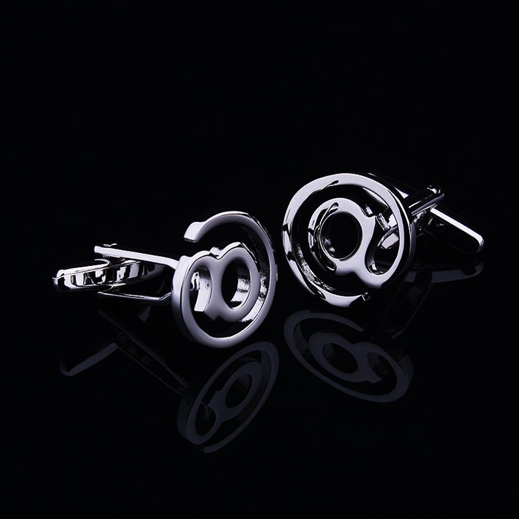 Mens Novelty @ At Internet Email Symbol Cufflinks Cuff Links