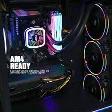 Darkflash Water Cooling CPU Cooler Computer RGB Water Cooler Heatsink Integrated CPU Cooling Fan Radiator LGA 1151/2011/AM3+/AM4