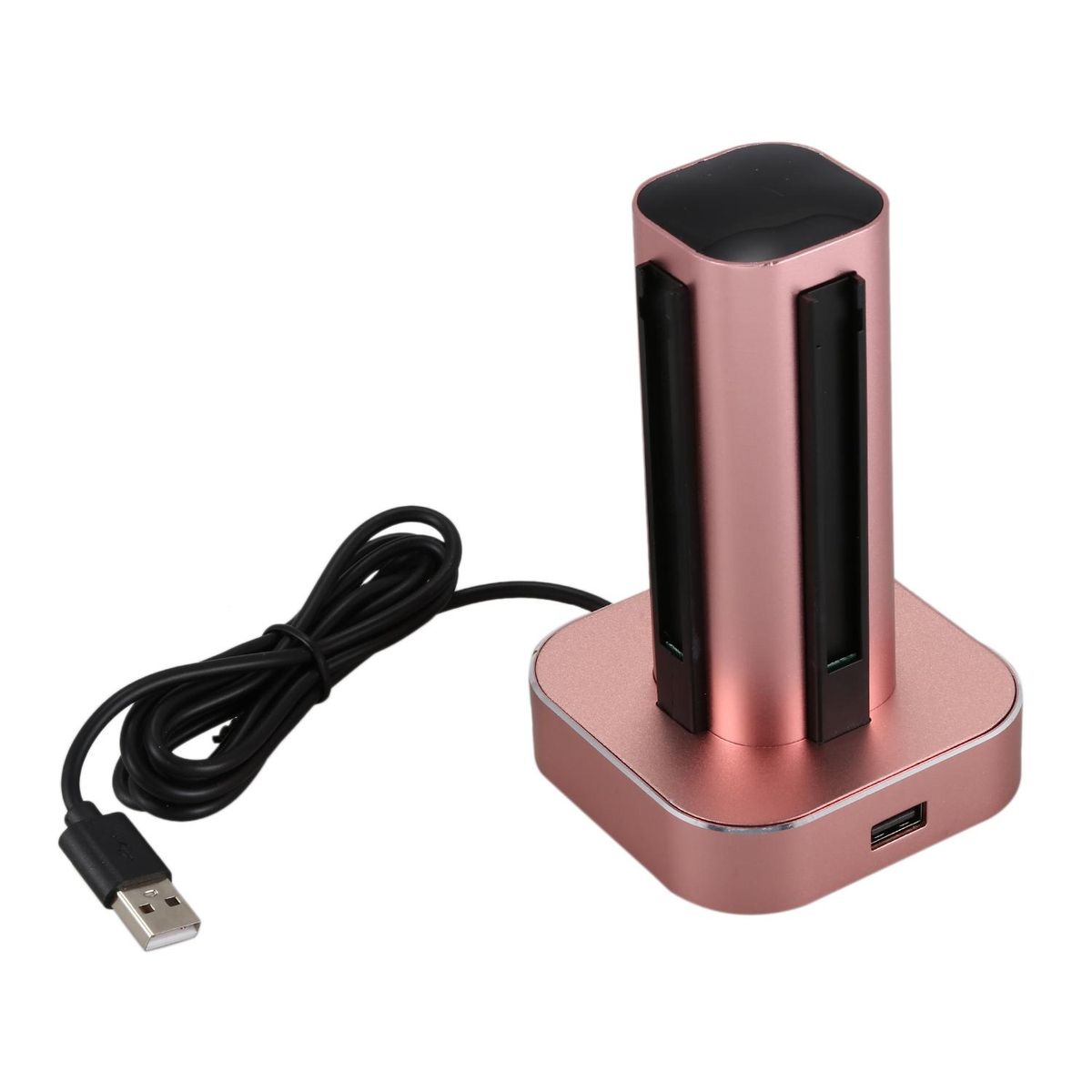 4 In 1 Usb Charging Holder Station For Nintend Switch Ns Joy-Con Handle Controller Gamepad Led Charger Stand Holder - Pink