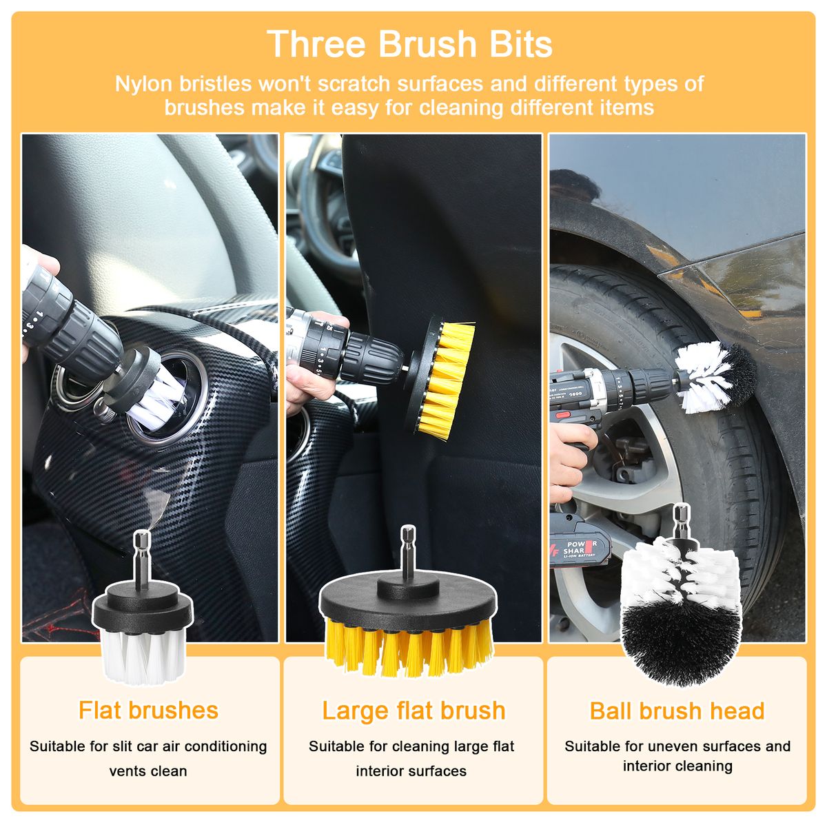 38PCS Car Polishing Pads Waxing Buffing Sponge Pad Kit Set