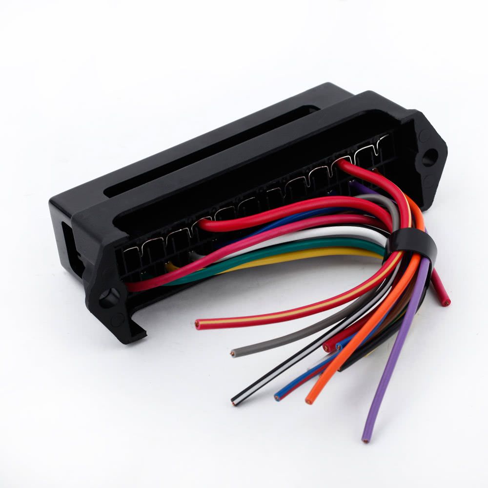12 Way DC32V Circuit Car Trailer Auto Blade Fuse Box Block