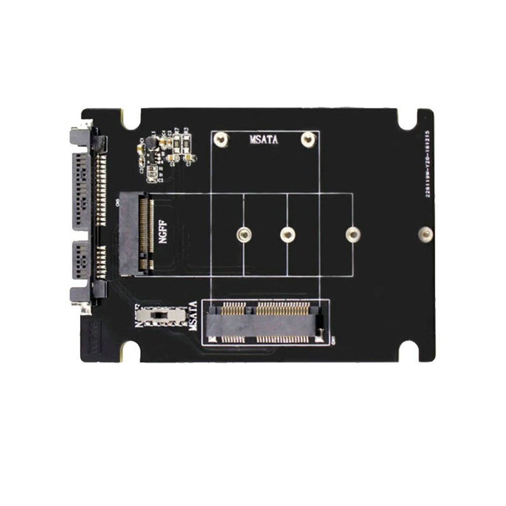 S107-RTK Adapter Card Expansion Card All 2 In 1 MSATA To