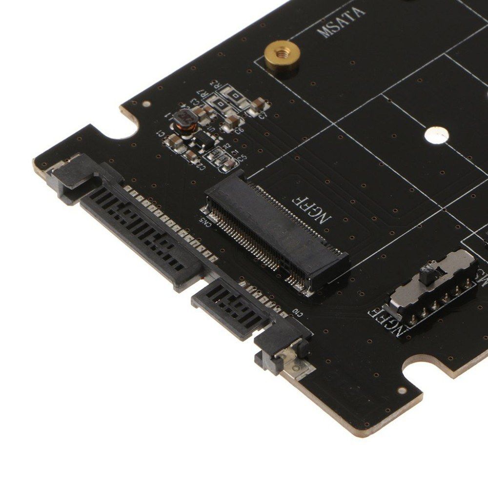 S107-RTK Adapter Card Expansion Card All 2 In 1 MSATA To
