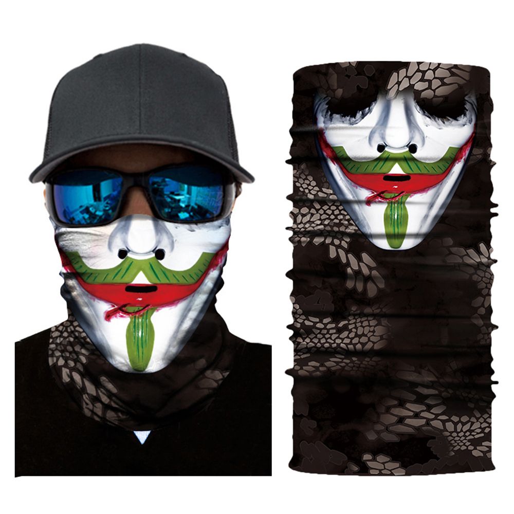 Cool Robot Mask Scarf Joker Headband Balaclavas For Cycling