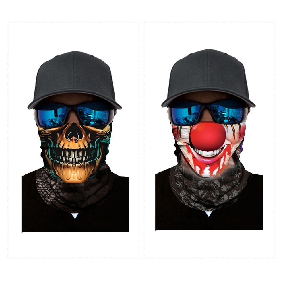 Cool Robot Mask Scarf Joker Headband Balaclavas For Cycling