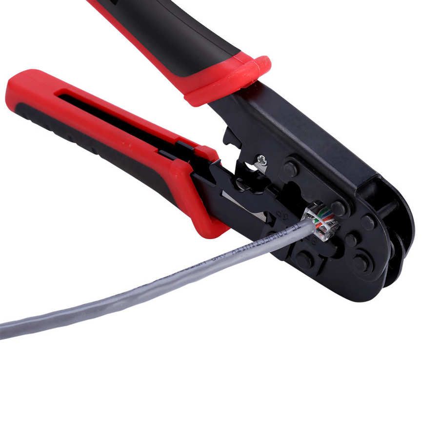 Network Cable Cutting Stripping Crimper Crimping Tool For