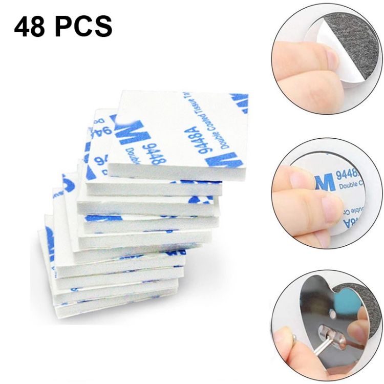 48 PCS 62x79x1.5mm EVA Foam Double-sided Adhesive
