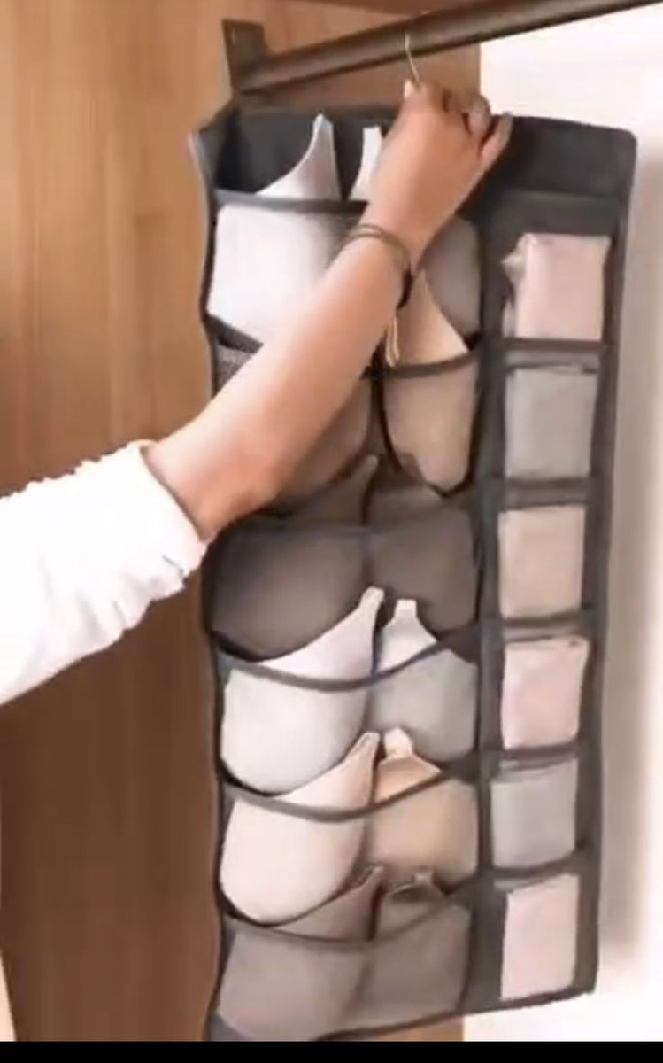 Double Side Socks Bra Underwear Wall Hanging Storage