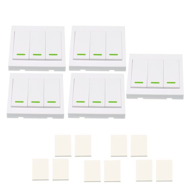 5PCS EWeLink Push Button Wall Light Switch Remote