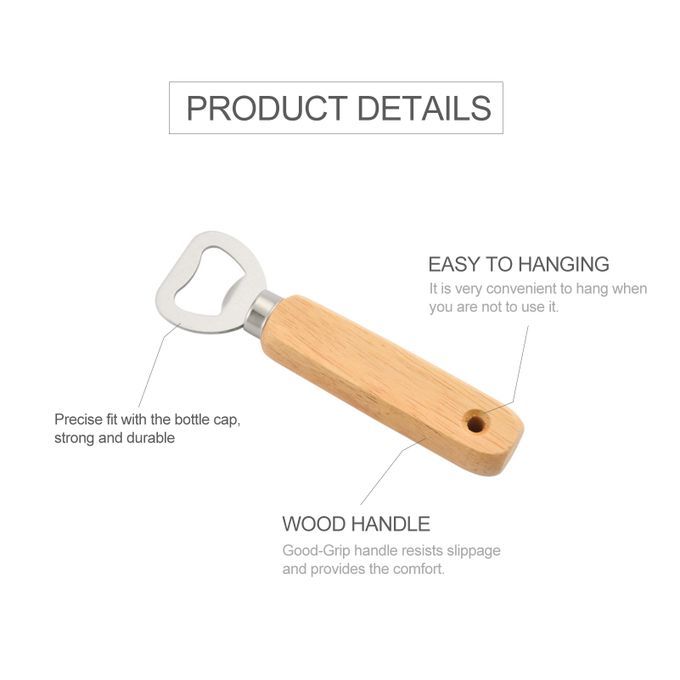 Wood Handle Bottle Openers Beer Bottle Openers Soft Drinks