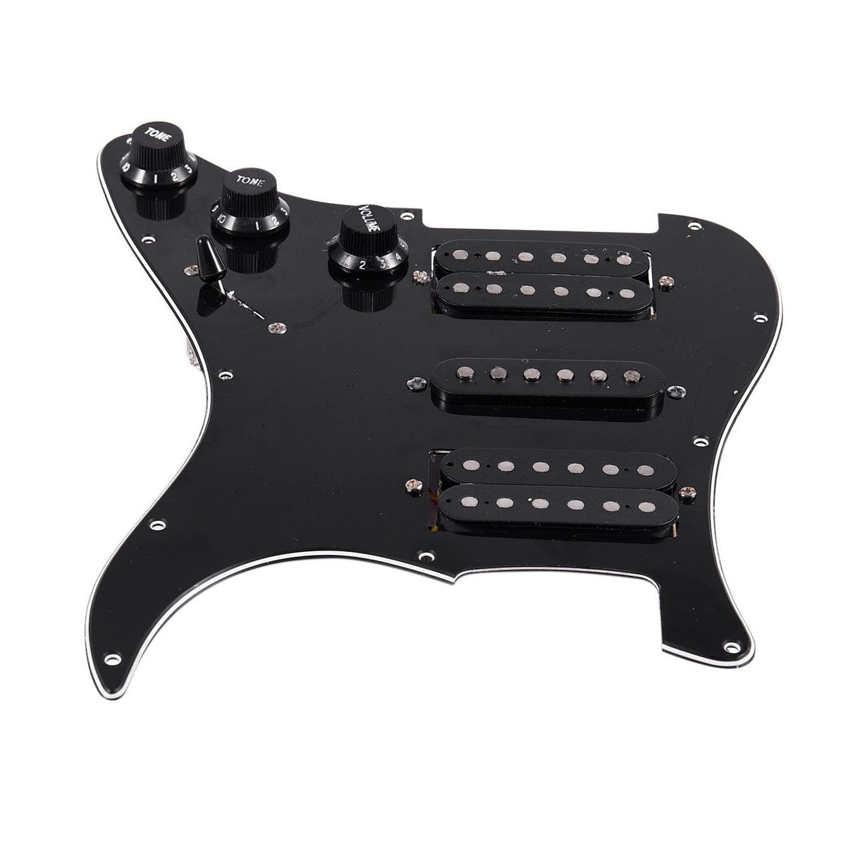 Loaded Prewired Electric Guitar Pickguard 11 Hole Hsh Pickups Pre Wired Single-Coil Humbucker Magnet Pickups