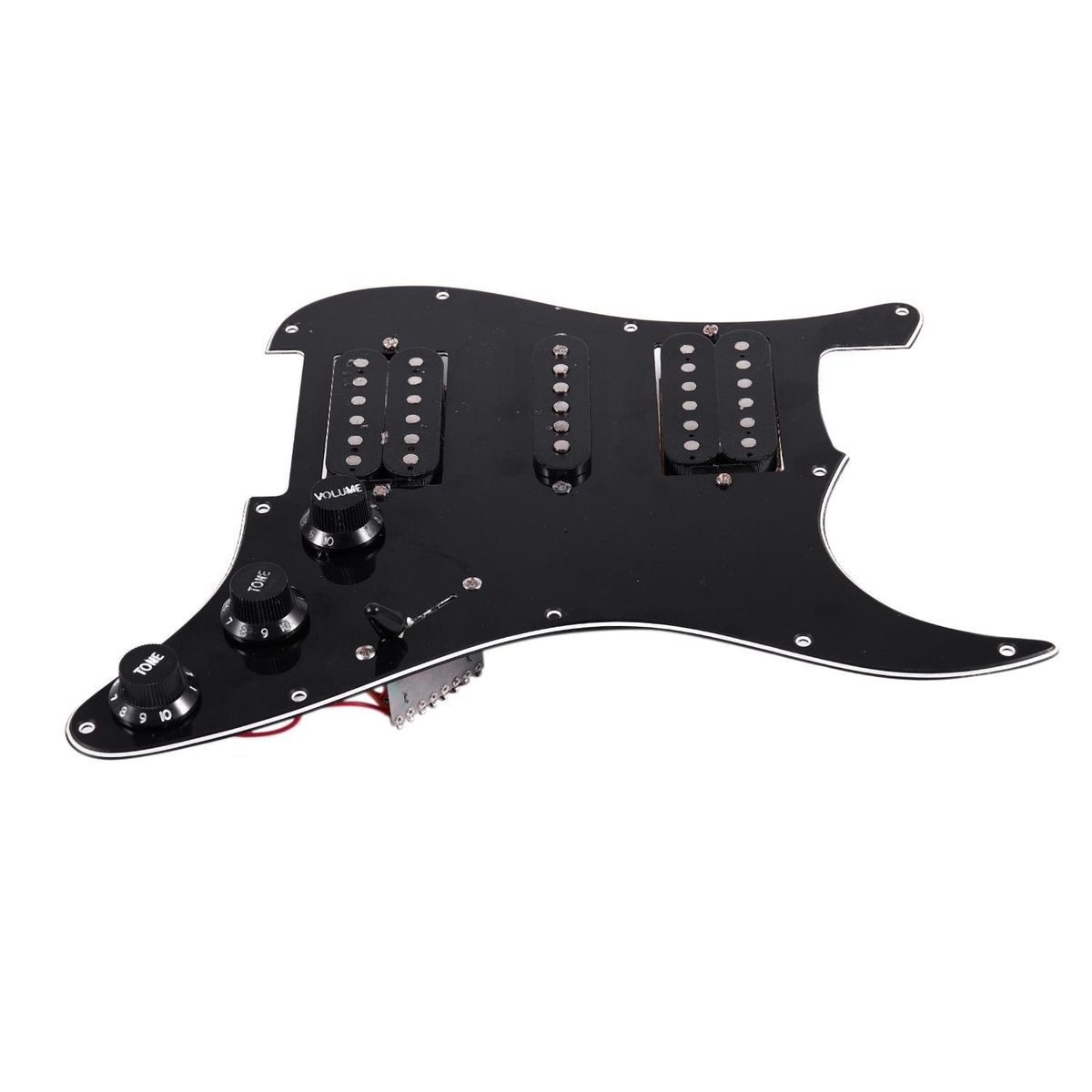 Loaded Prewired Electric Guitar Pickguard 11 Hole Hsh Pickups Pre Wired Single-Coil Humbucker Magnet Pickups