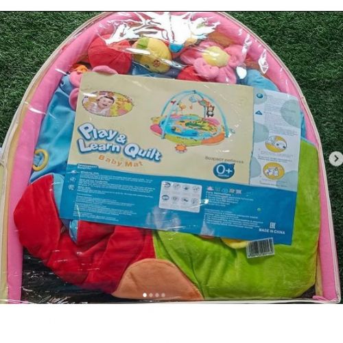 Baby Activity Gym Children's Play Mat 0-12 Months Light Blue