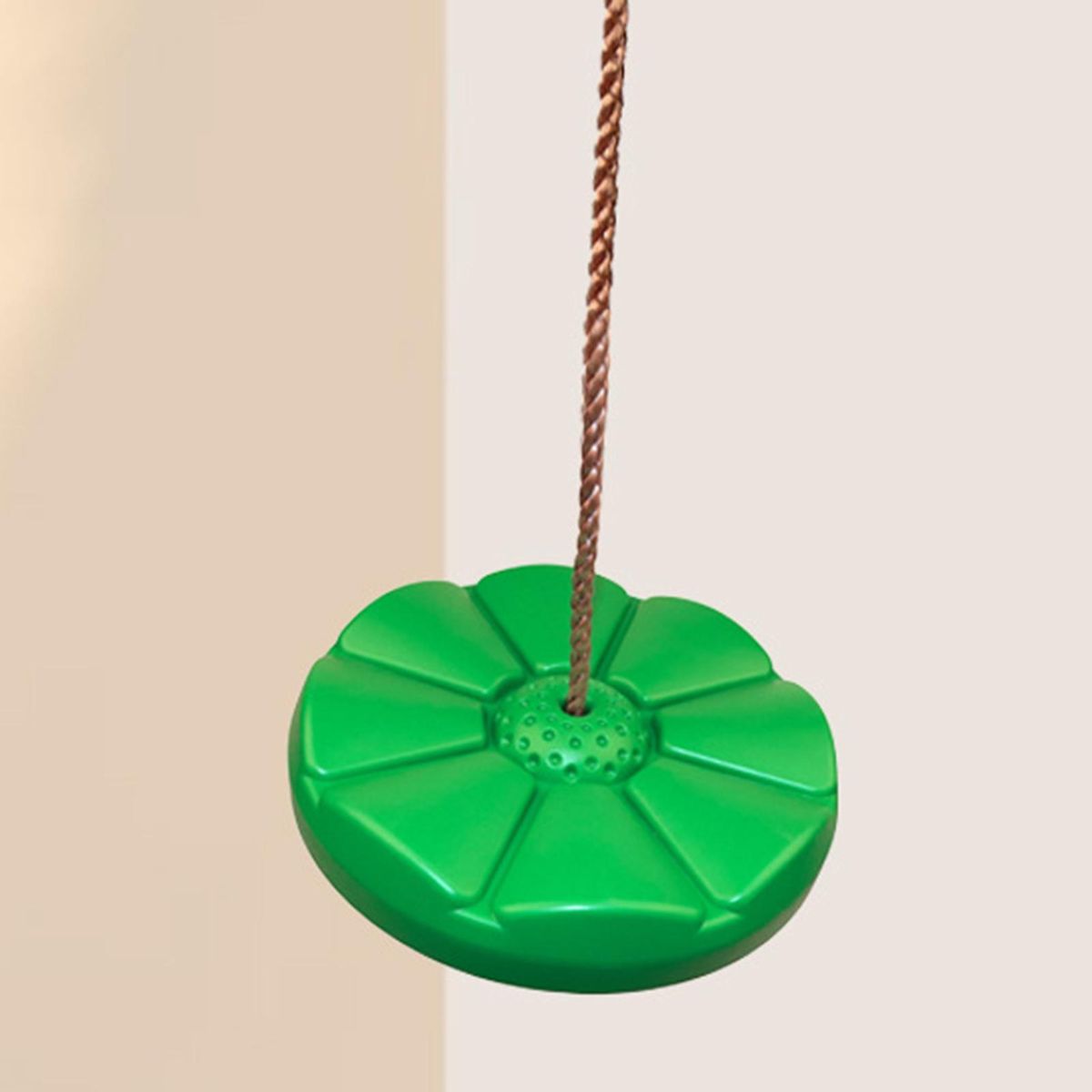 Round Swing Outdoor Indoor Toy Disc Swing Green