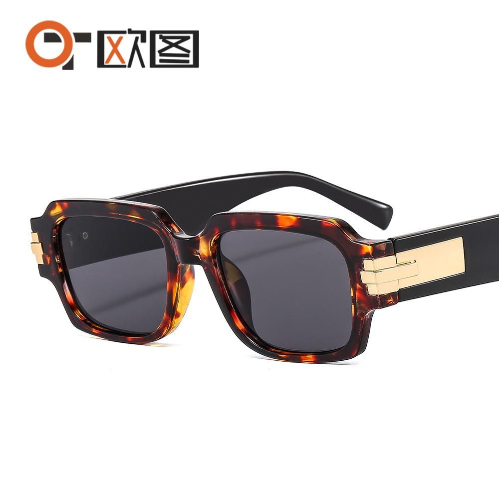 New Street Snap Personalized Sunglasses Artistic Retro Small Frame Men's and Women's Modern Sunglasses 9519
