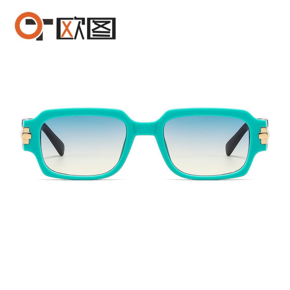 New Street Snap Personalized Sunglasses Artistic Retro Small Frame Men's and Women's Modern Sunglasses 9519