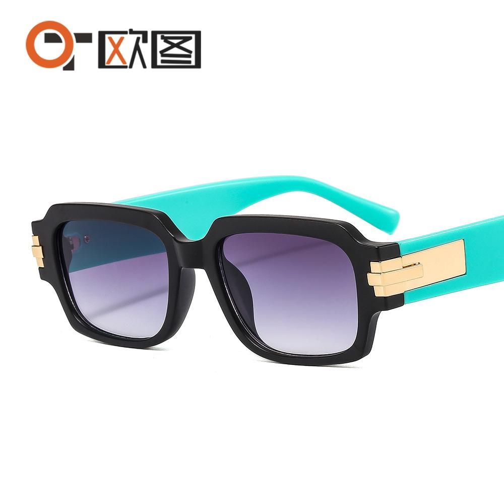 New Street Snap Personalized Sunglasses Artistic Retro Small Frame Men's and Women's Modern Sunglasses 9519