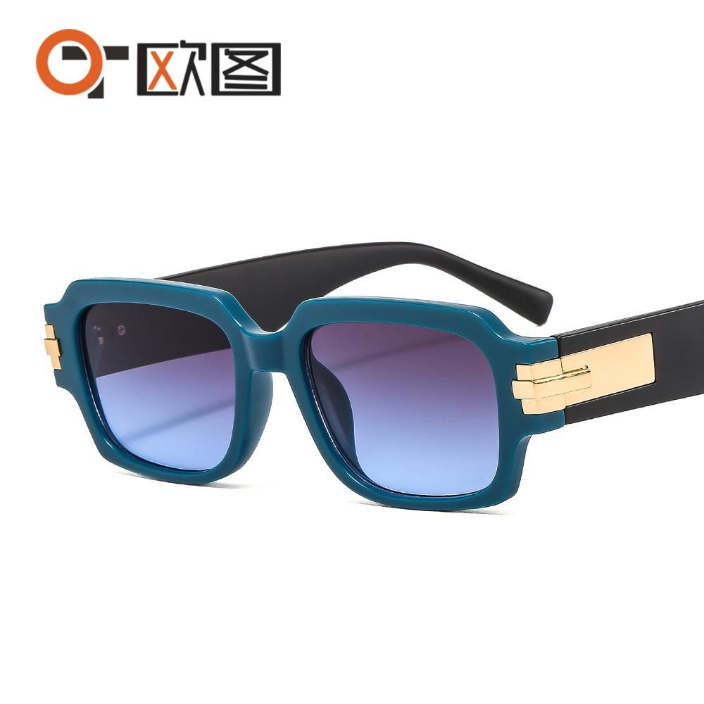 New Street Snap Personalized Sunglasses Artistic Retro Small Frame Men's and Women's Modern Sunglasses 9519