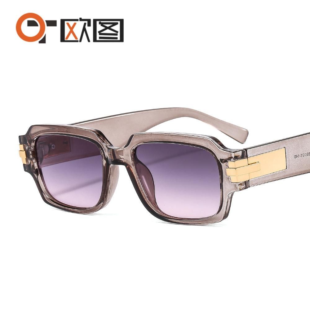 New Street Snap Personalized Sunglasses Artistic Retro Small Frame Men's and Women's Modern Sunglasses 9519