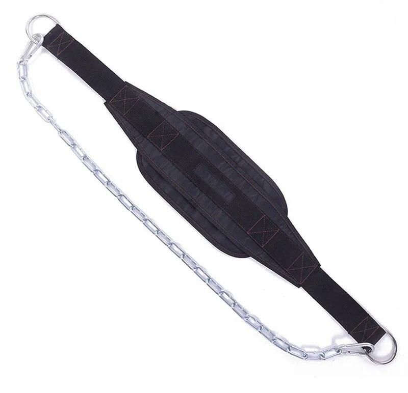 Metal Chain Weight Lifting Dip Belt Pull-up Gym Equipment Bodybuilding Musculation Exercise Crossfit Fitness Training