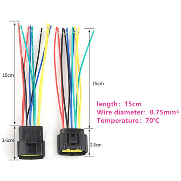 1 Sets 123468101216 Pin Denso 1.8mm Waterproof Wire