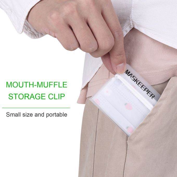 10PCS Storage Clip Portable Mouth Cover Organizer