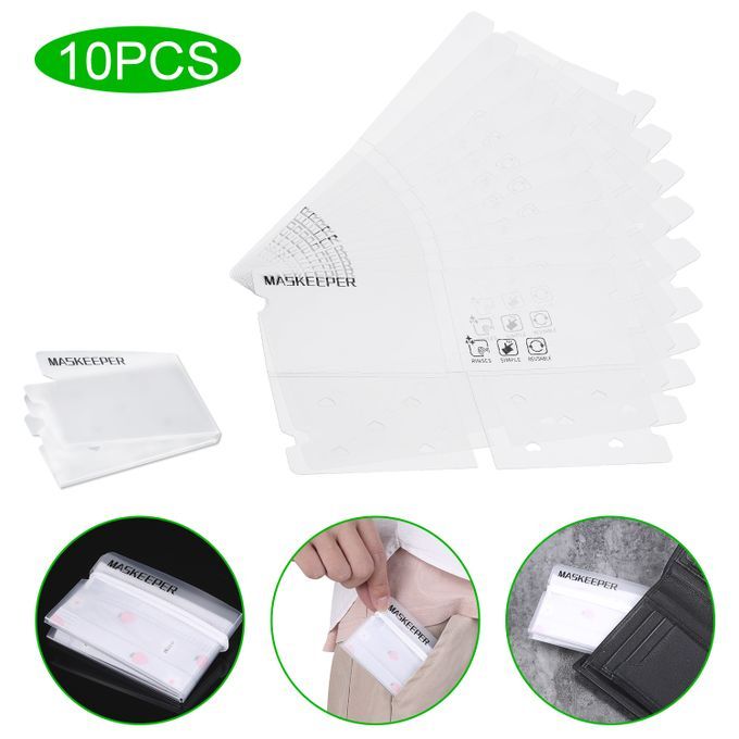 10PCS Storage Clip Portable Mouth Cover Organizer