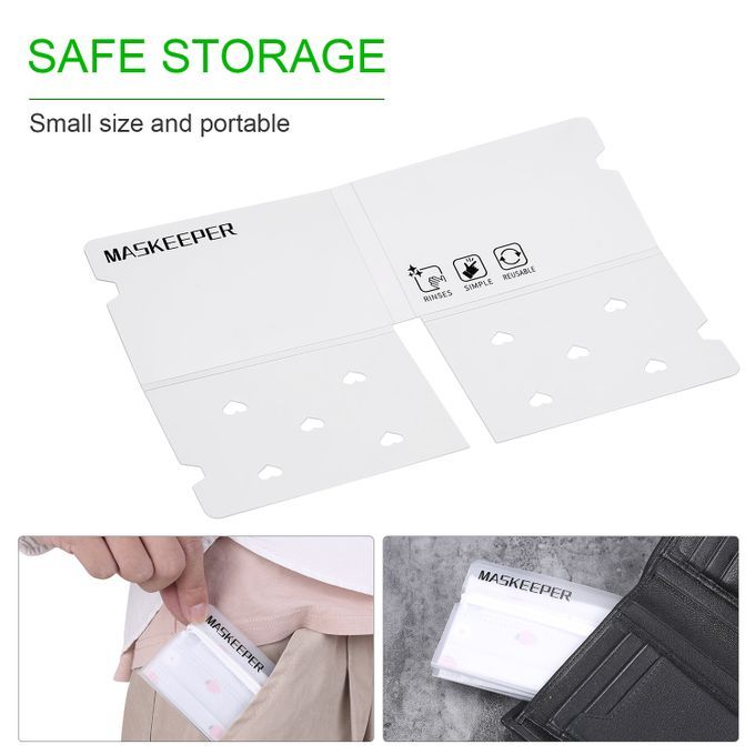 10PCS Storage Clip Portable Mouth Cover Organizer