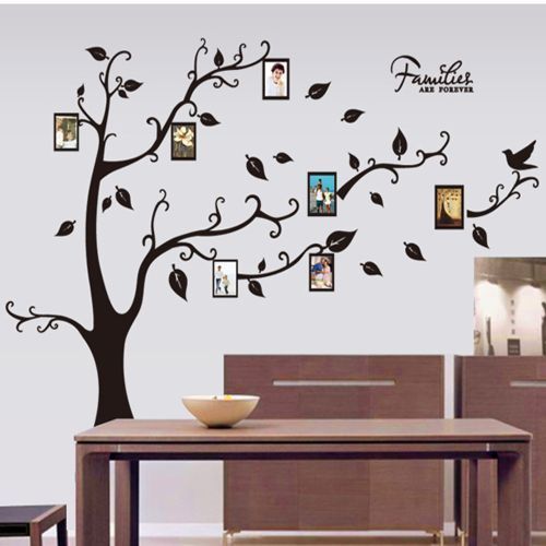120X170CM Photo Tree Frame DIY Wall Sticker For Decoration