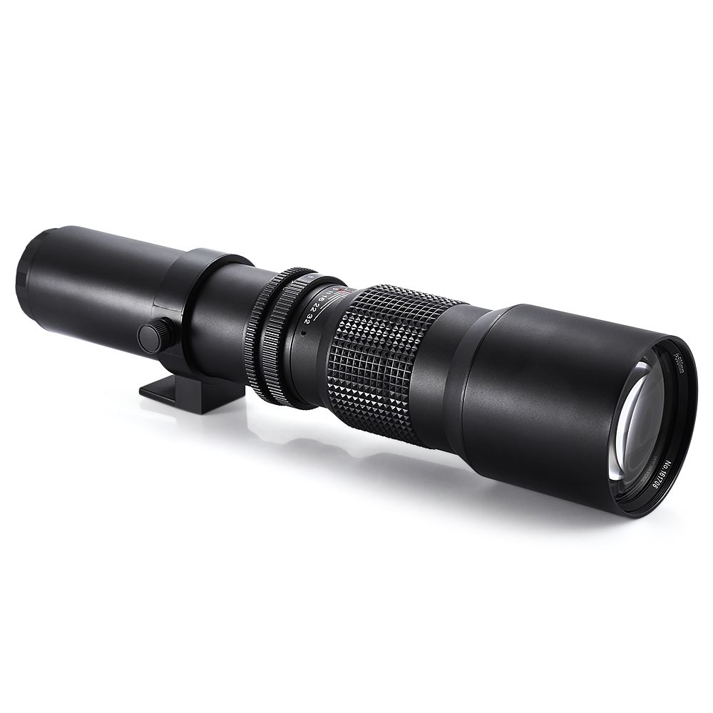 Lightdow 500MM F8.0 Super Telephoto Manual Zoom Lens For DSLR Camera