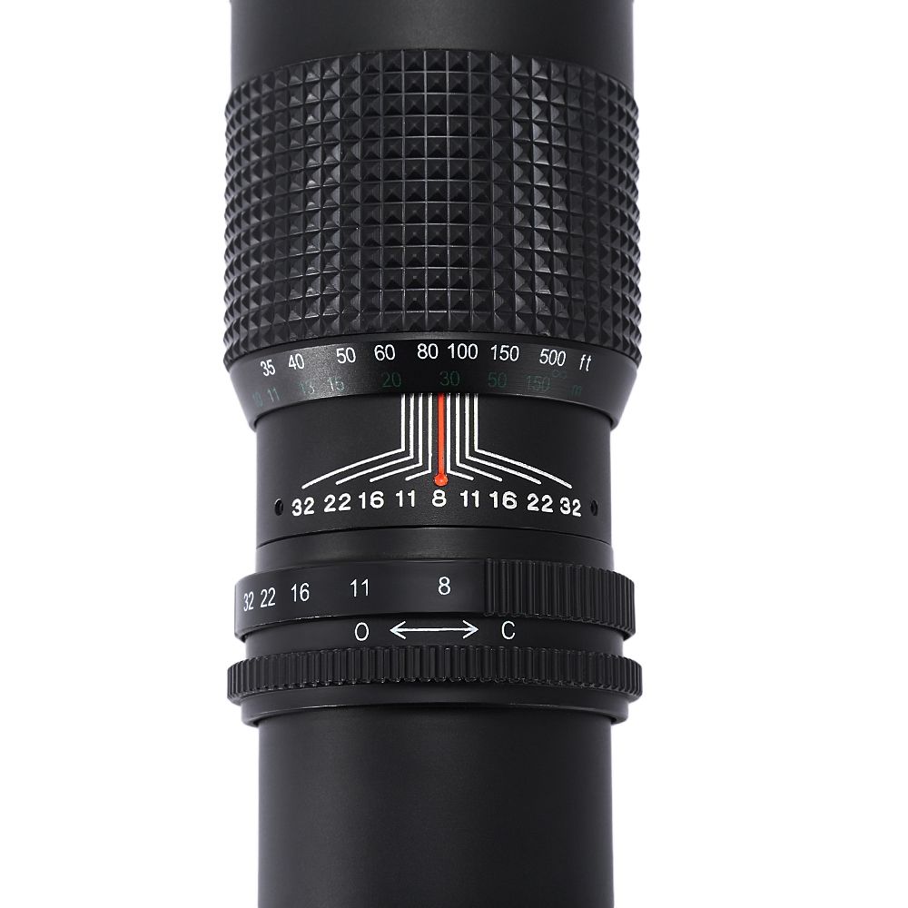 Lightdow 500MM F8.0 Super Telephoto Manual Zoom Lens For DSLR Camera