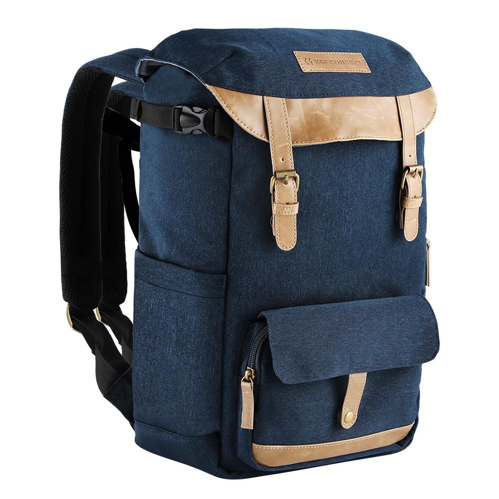 K&F CONCEPT Multi-Functional Camera Backpack Waterproof Camera Bag Large Capacity Camera Case with 15.6 Inch Laptop Compartment Rain Cover for Women Men Photographers