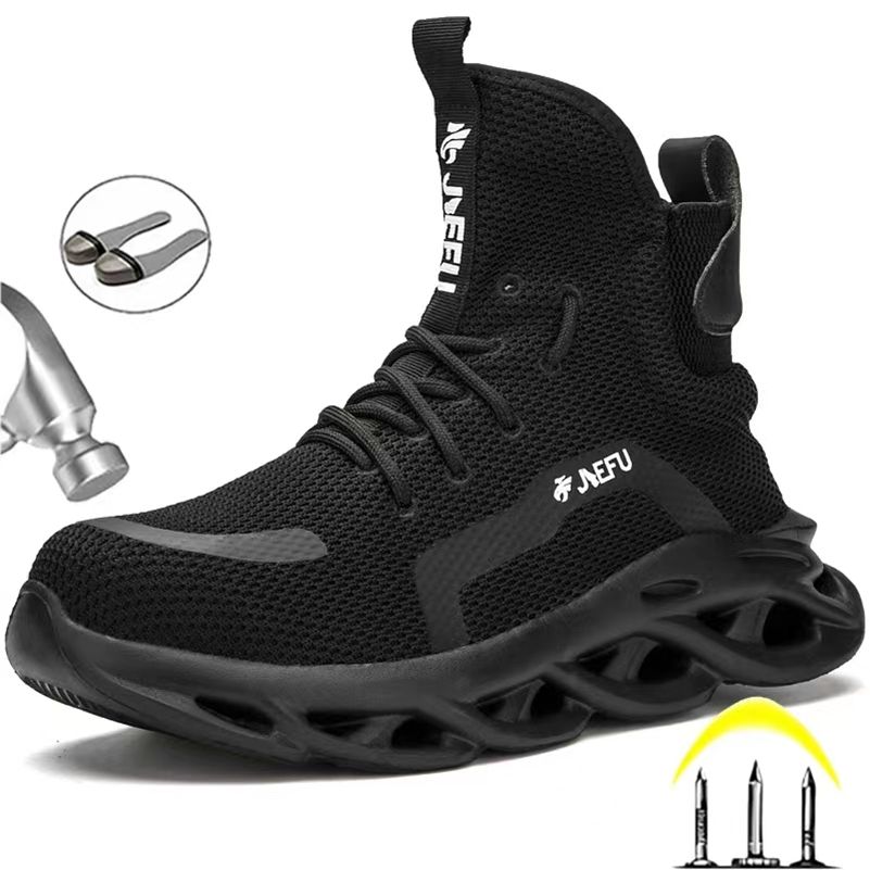 Male Work Safety Boots Winter Shoes Men Work Sneakers