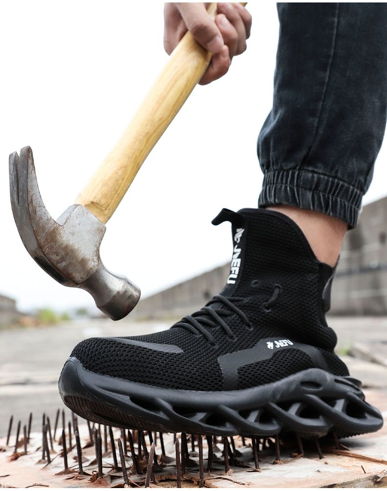 Male Work Safety Boots Winter Shoes Men Work Sneakers