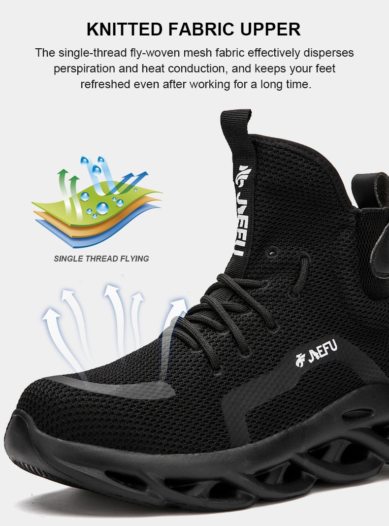 Male Work Safety Boots Winter Shoes Men Work Sneakers