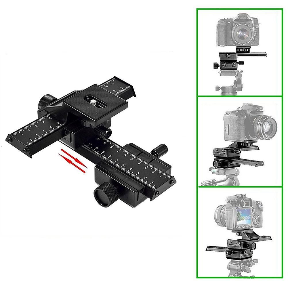 Tripod Rail Slider Head for Canon Nikon, Pentax, Digital