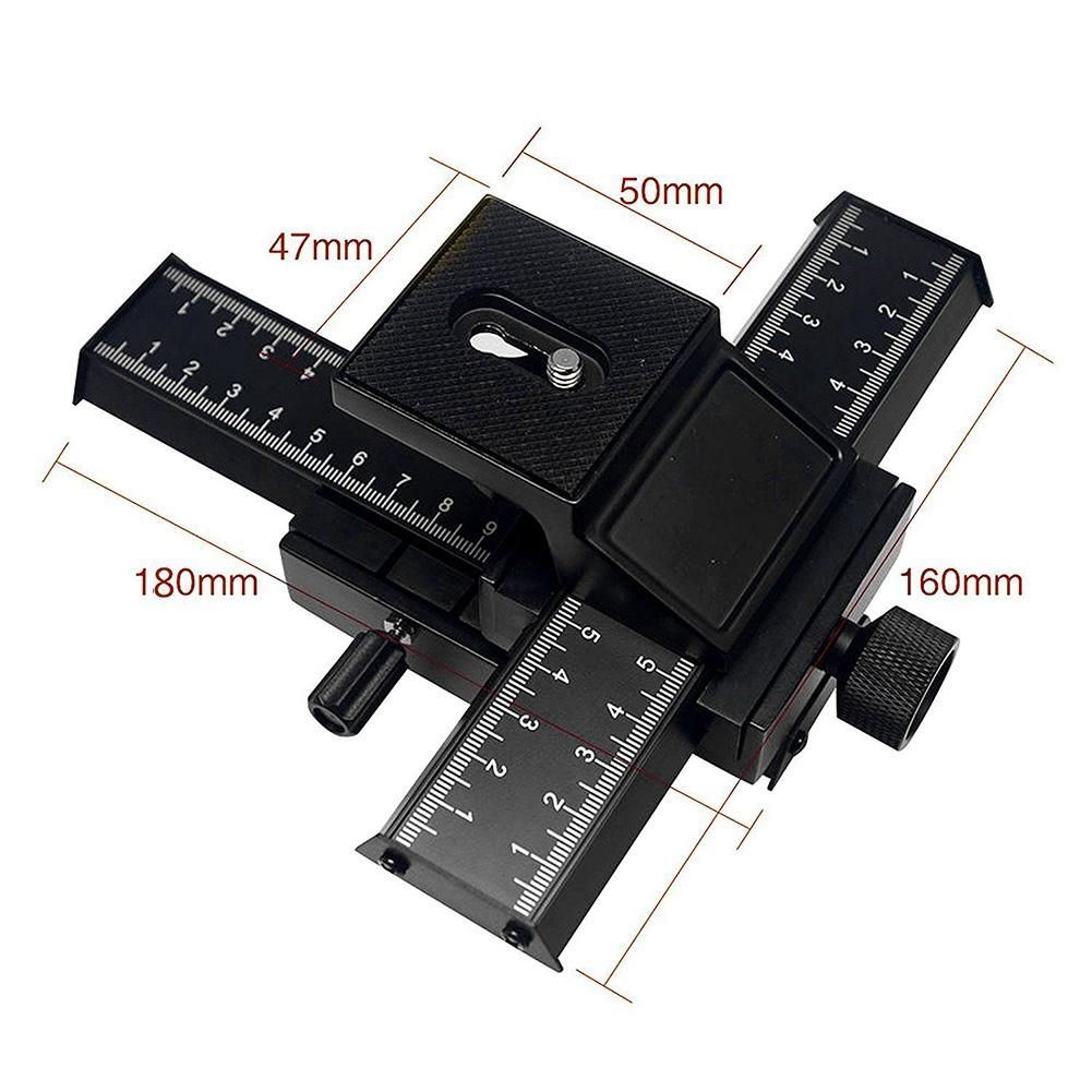 Tripod Rail Slider Head for Canon Nikon, Pentax, Digital