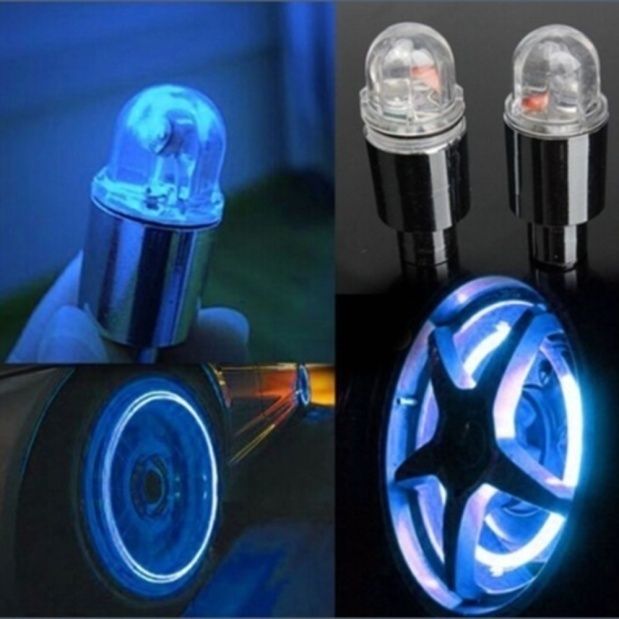 LED Tire Valve Caps Auto Accessories Bike Motorcycle Wheel Supplies