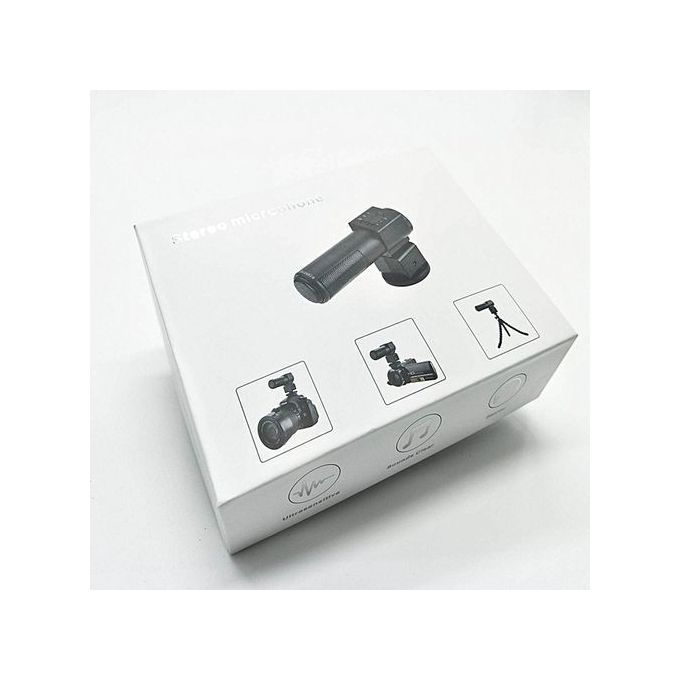 Professional Shotgun Condenser Stereo Microphone For DV DSLR Camera Etc. MIC-01
