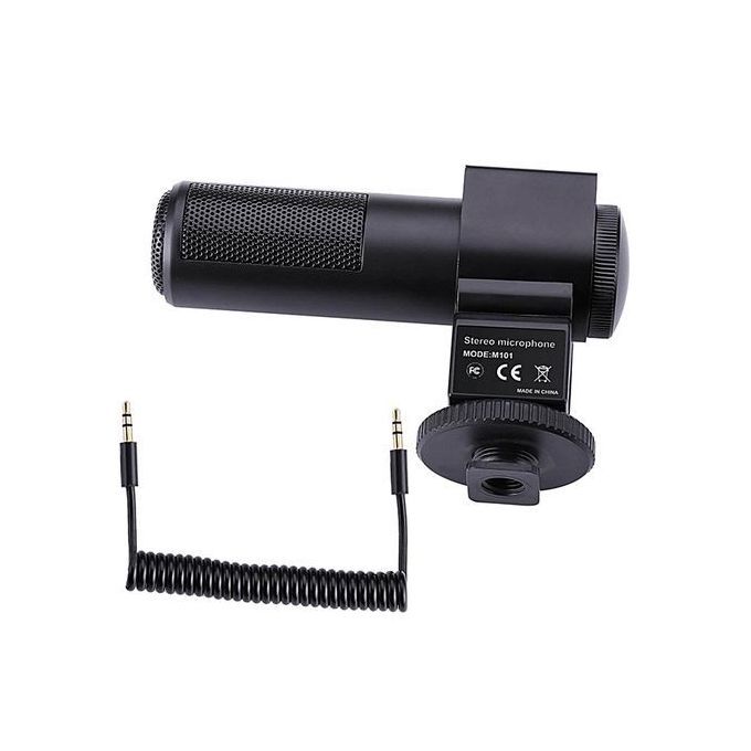 Professional Shotgun Condenser Stereo Microphone For DV DSLR Camera Etc. MIC-01