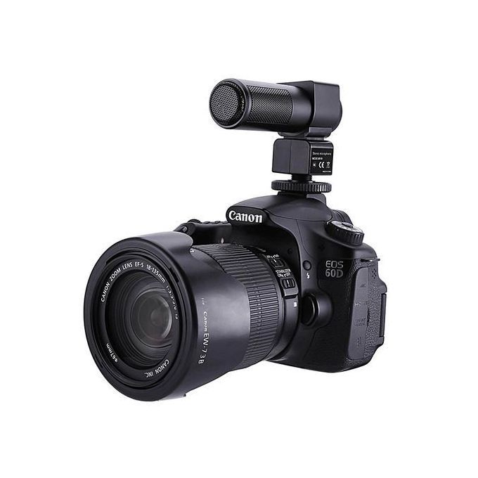 Professional Shotgun Condenser Stereo Microphone For DV DSLR Camera Etc. MIC-01