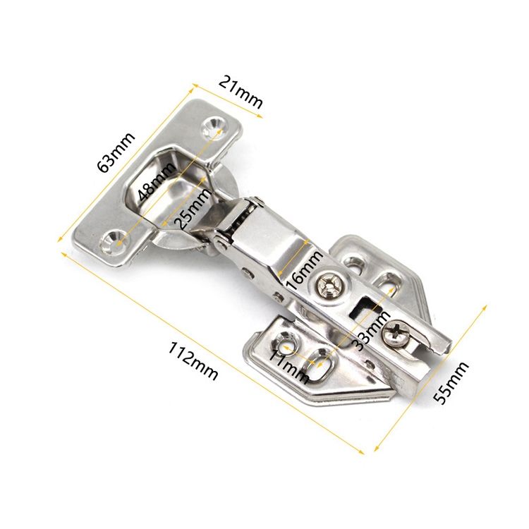 2 PCS Stainless Steel Hydraulic Hinge
