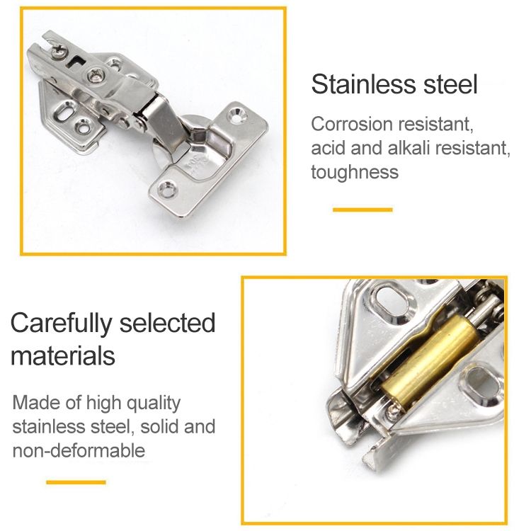 2 PCS Stainless Steel Hydraulic Hinge