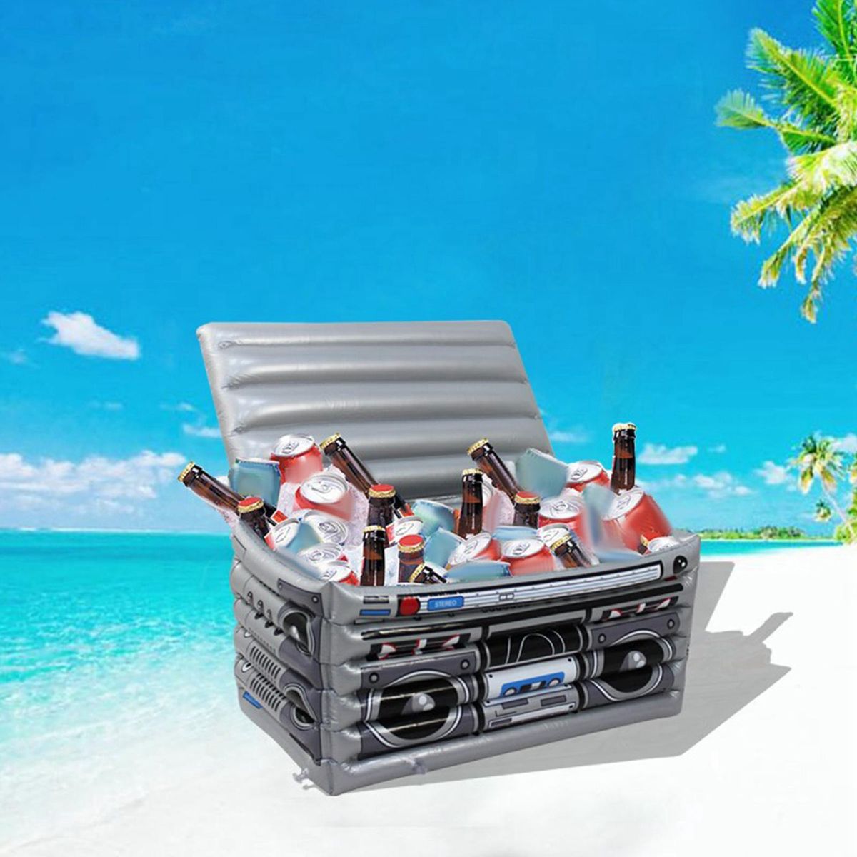 Beverage Drinks Ice Bucket Hawaiian Themed Party Supplies